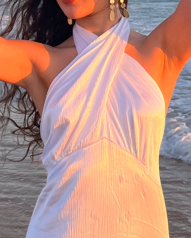 Vestido multiposición Pearl blanco