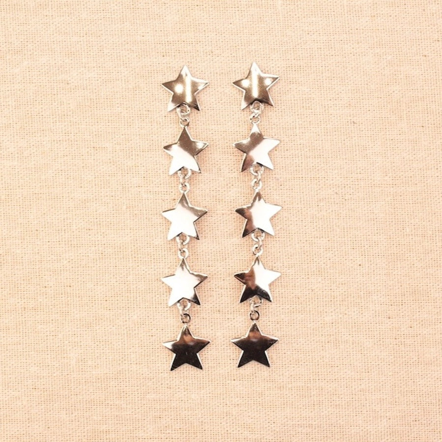 Pendientes Stars Plata