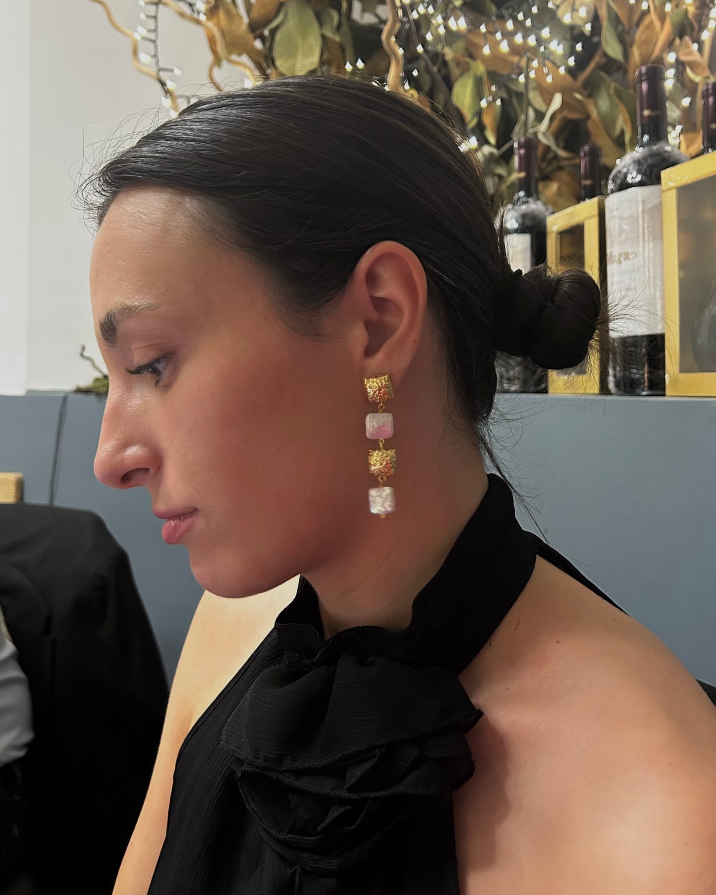 Pendientes Pearl Fall