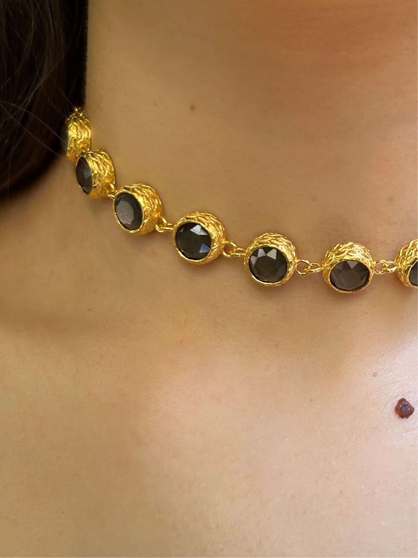 Collar Chocker Bruma Brown