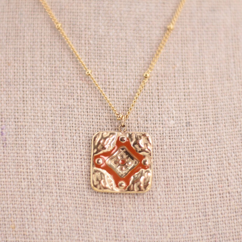 Collar Terracota Oro