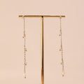 Pendientes Cascada perlas plata