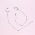 Earcuff Cadena Plata