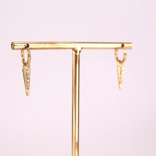 Pendientes Circonitas Pequeñas Oro