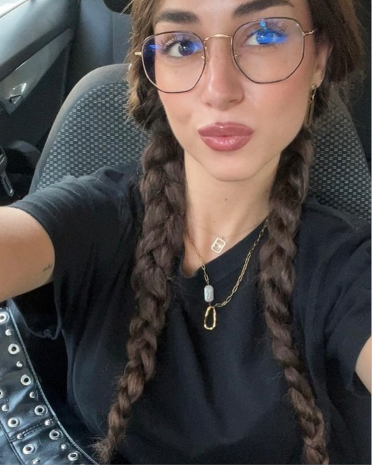 Collar Perla asimétrico