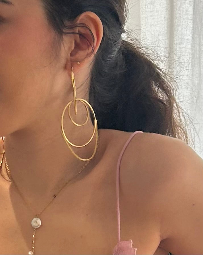 Pendientes Bané Oro