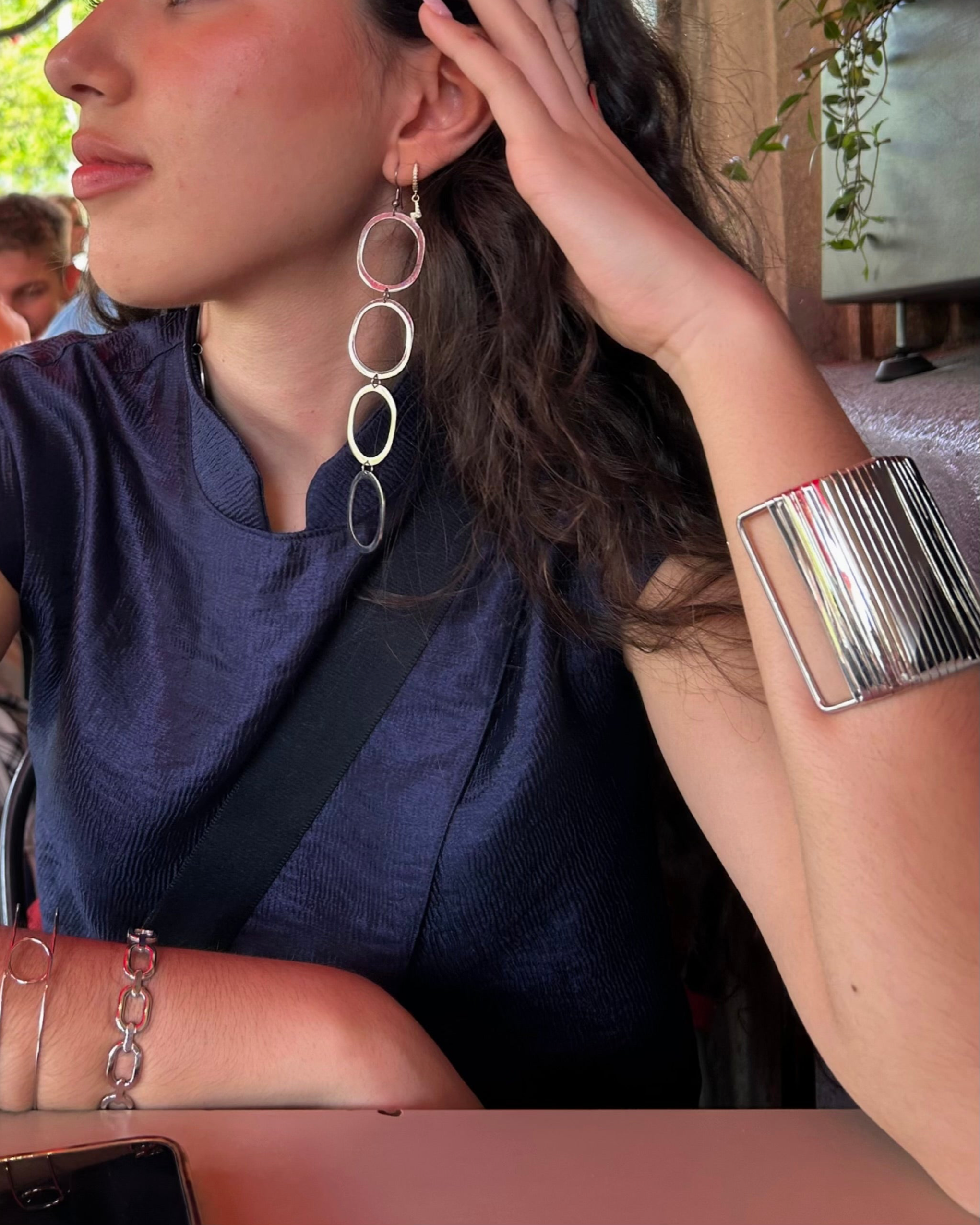 Pulsera Vertical Plata