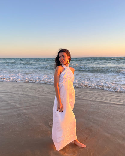 Vestido multiposición Pearl blanco