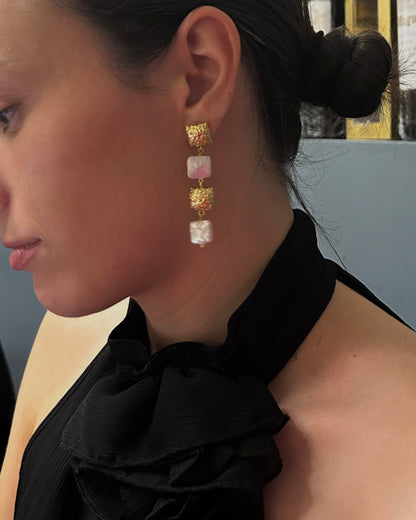 Pendientes Pearl Fall