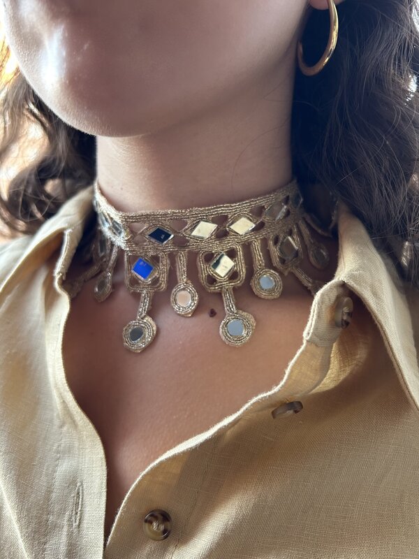 Collar Choker Crystals