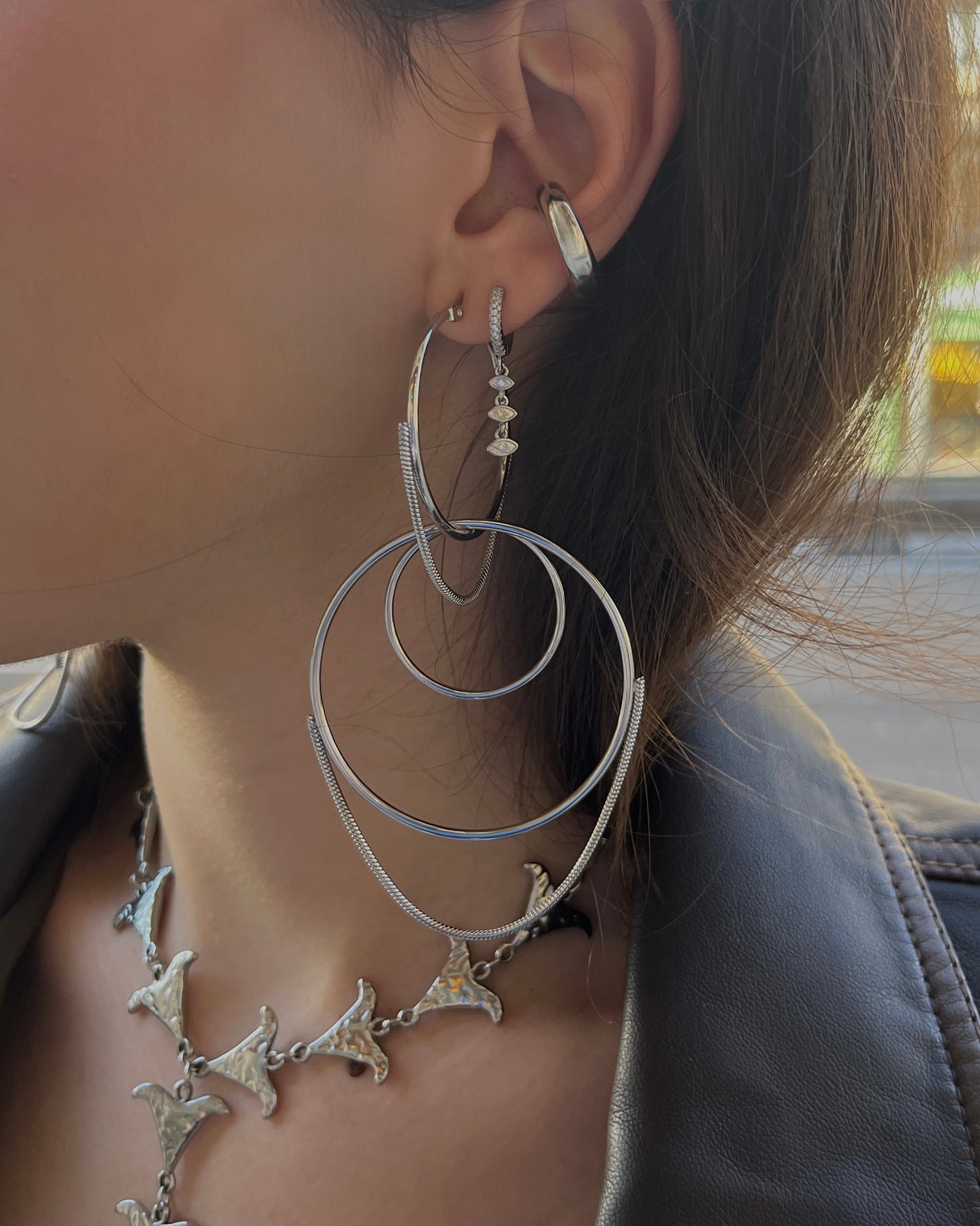 Pendientes Bané Plata