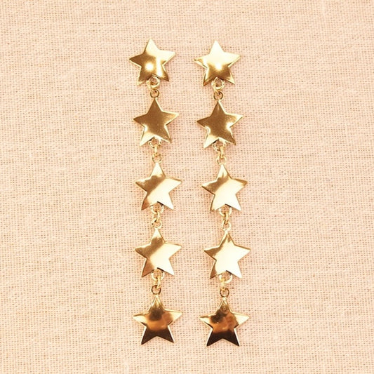Pendientes Stars Oro