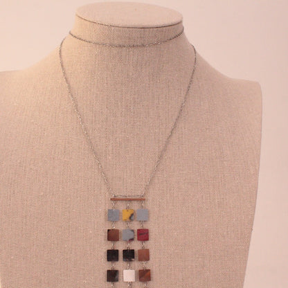 Collar Sequins Plata