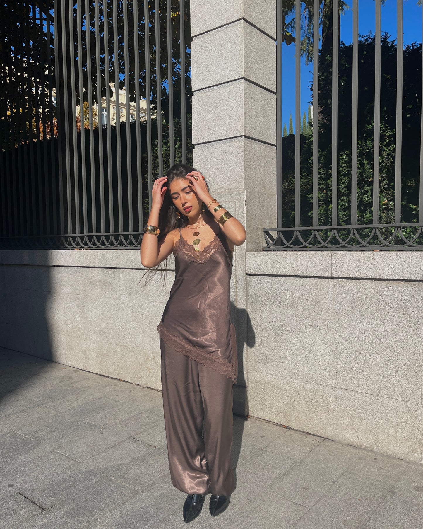 Conjunto Cascais marrón