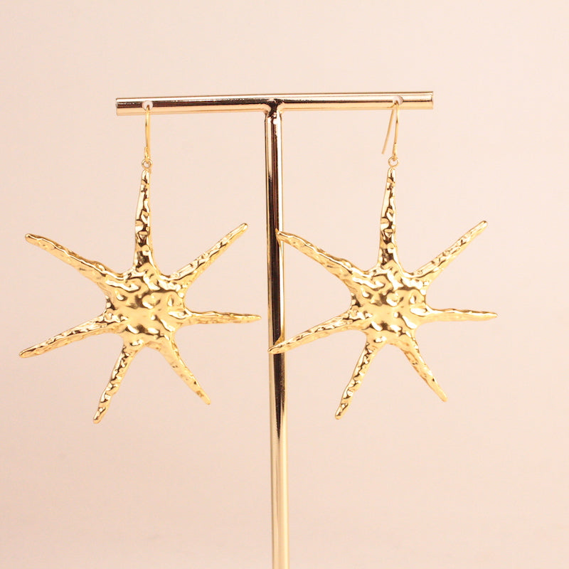 Pendientes Sol Oro
