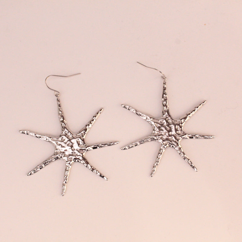 Pendientes Sol Plata