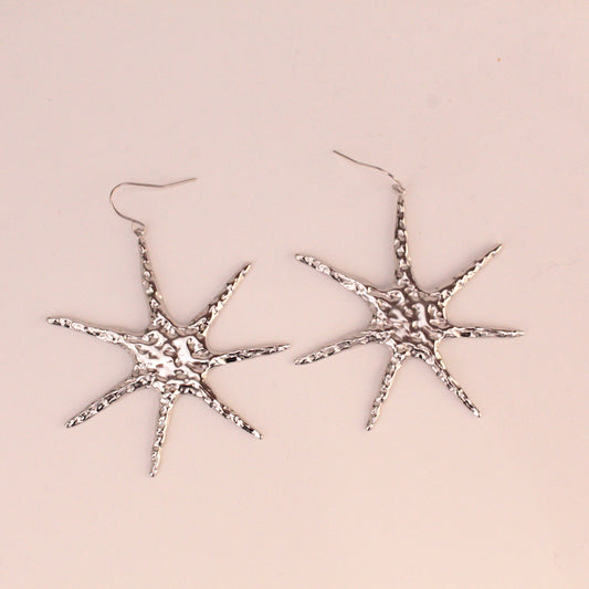 Pendientes Sol Plata