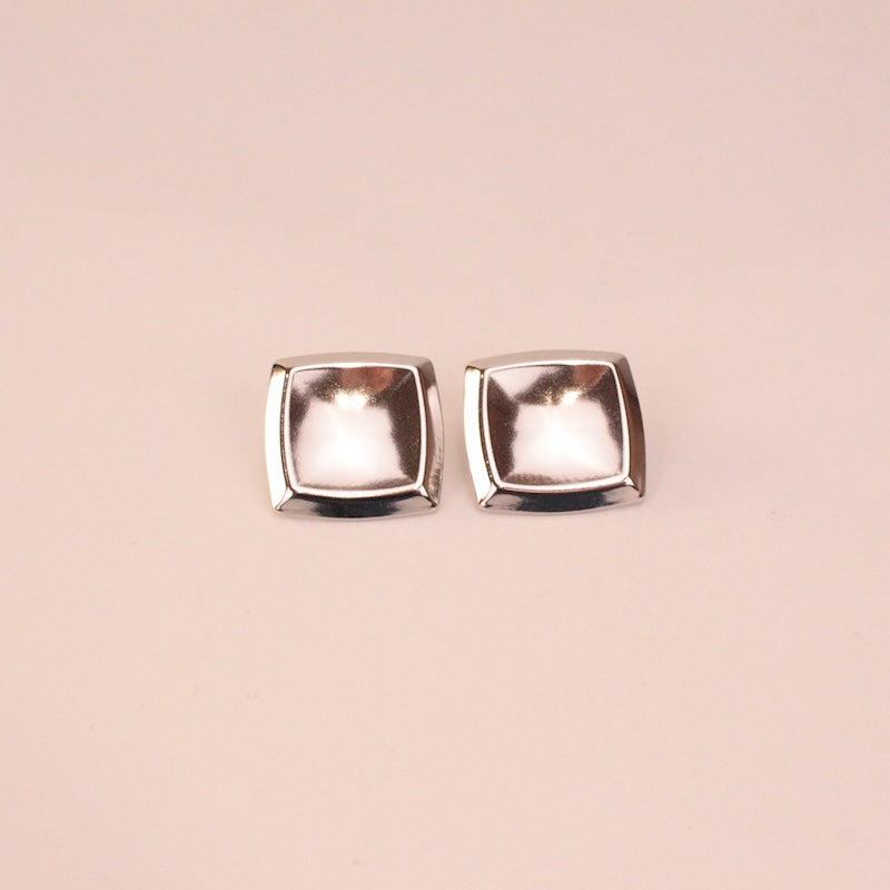 Pendientes Square Plata