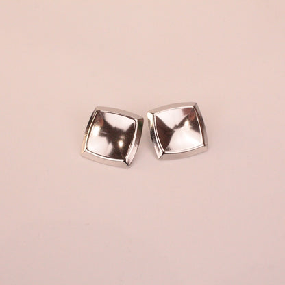 Pendientes Square Plata