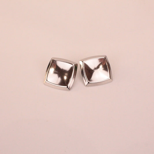 Pendientes Square Plata