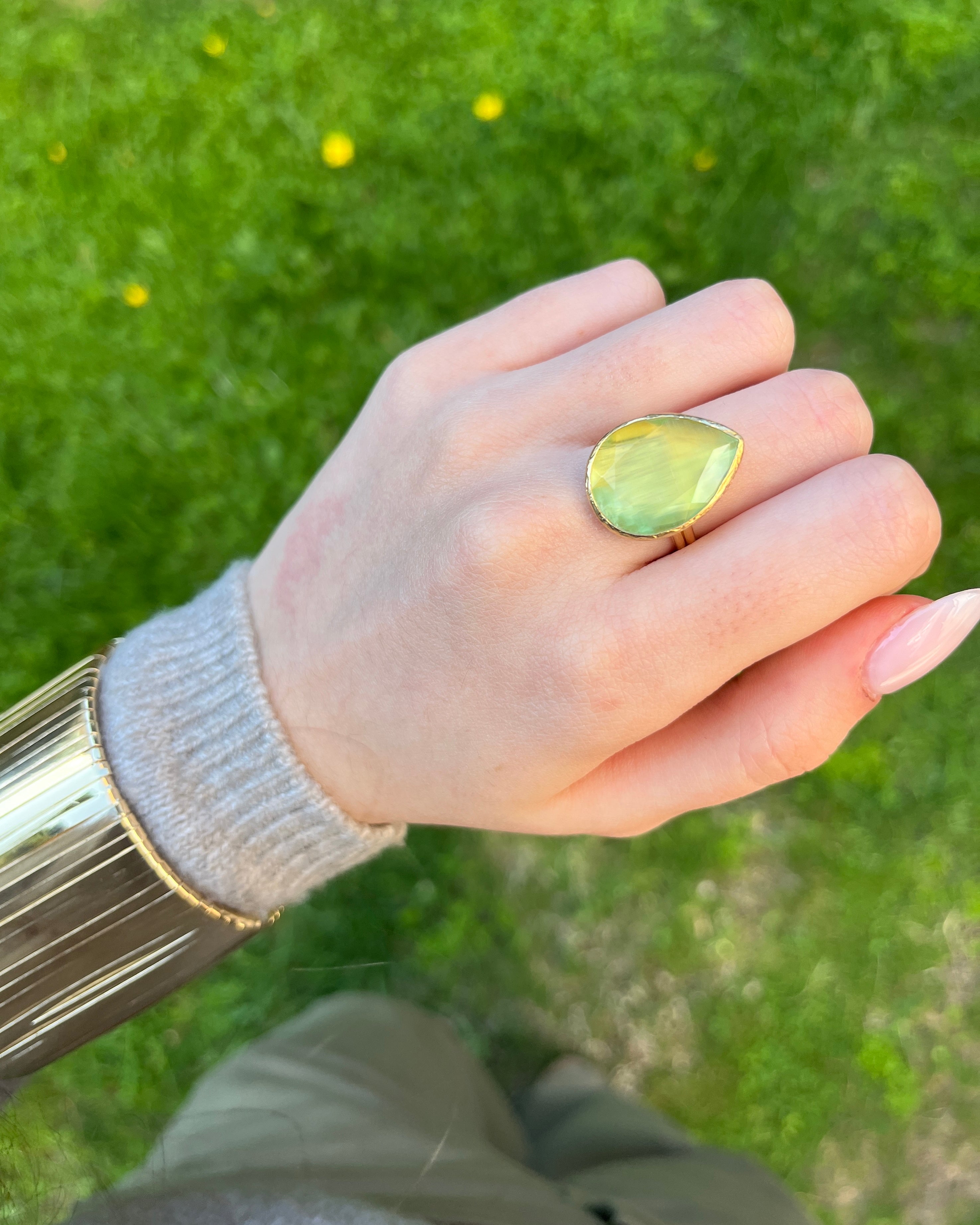 Anillo piedra Lime