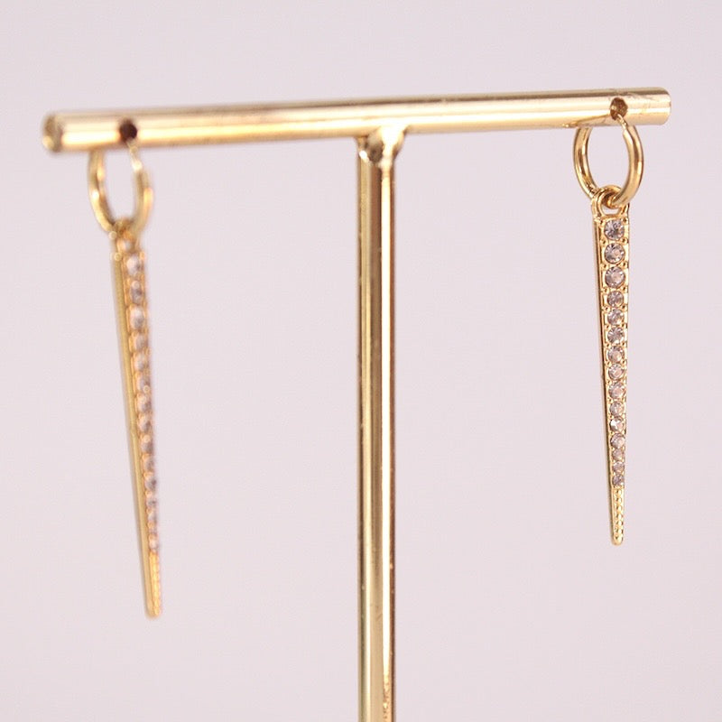 Pendientes Circonitas Oro