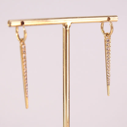 Pendientes Circonitas Oro