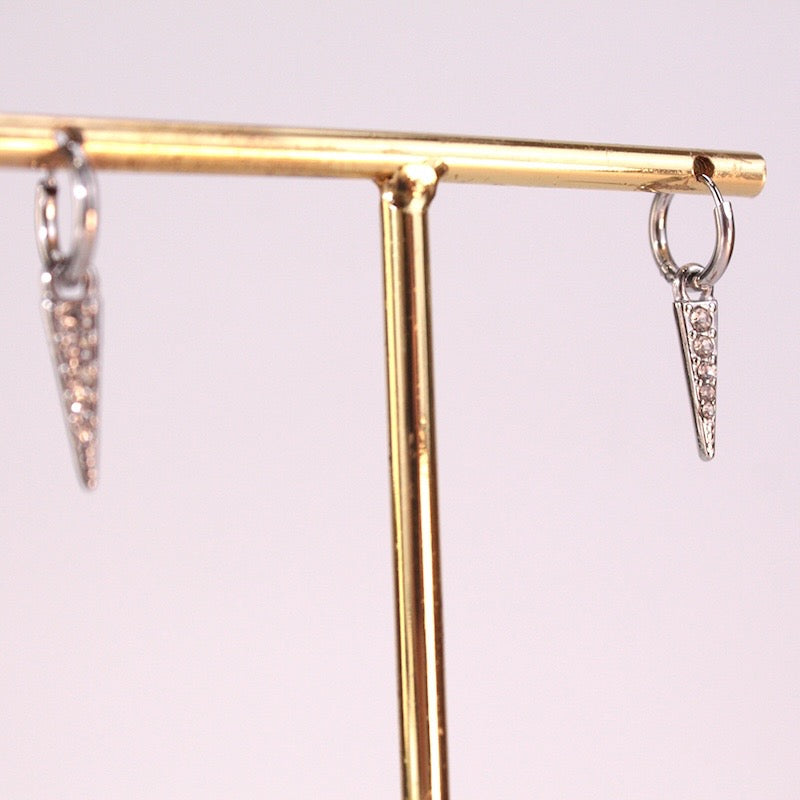 Pendientes Circonitas Pequeñas Plata