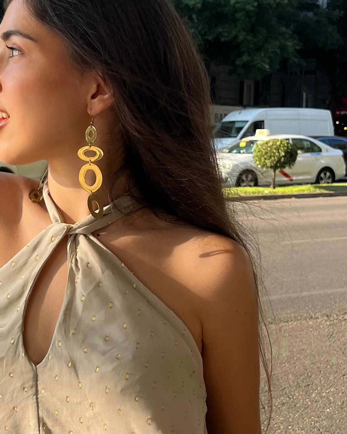 Pendientes Wave Oro