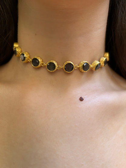 Collar Chocker Bruma Brown