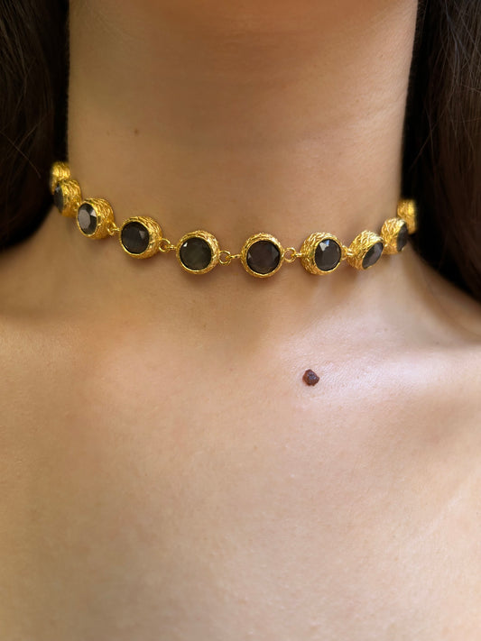 Collar Chocker Bruma Brown