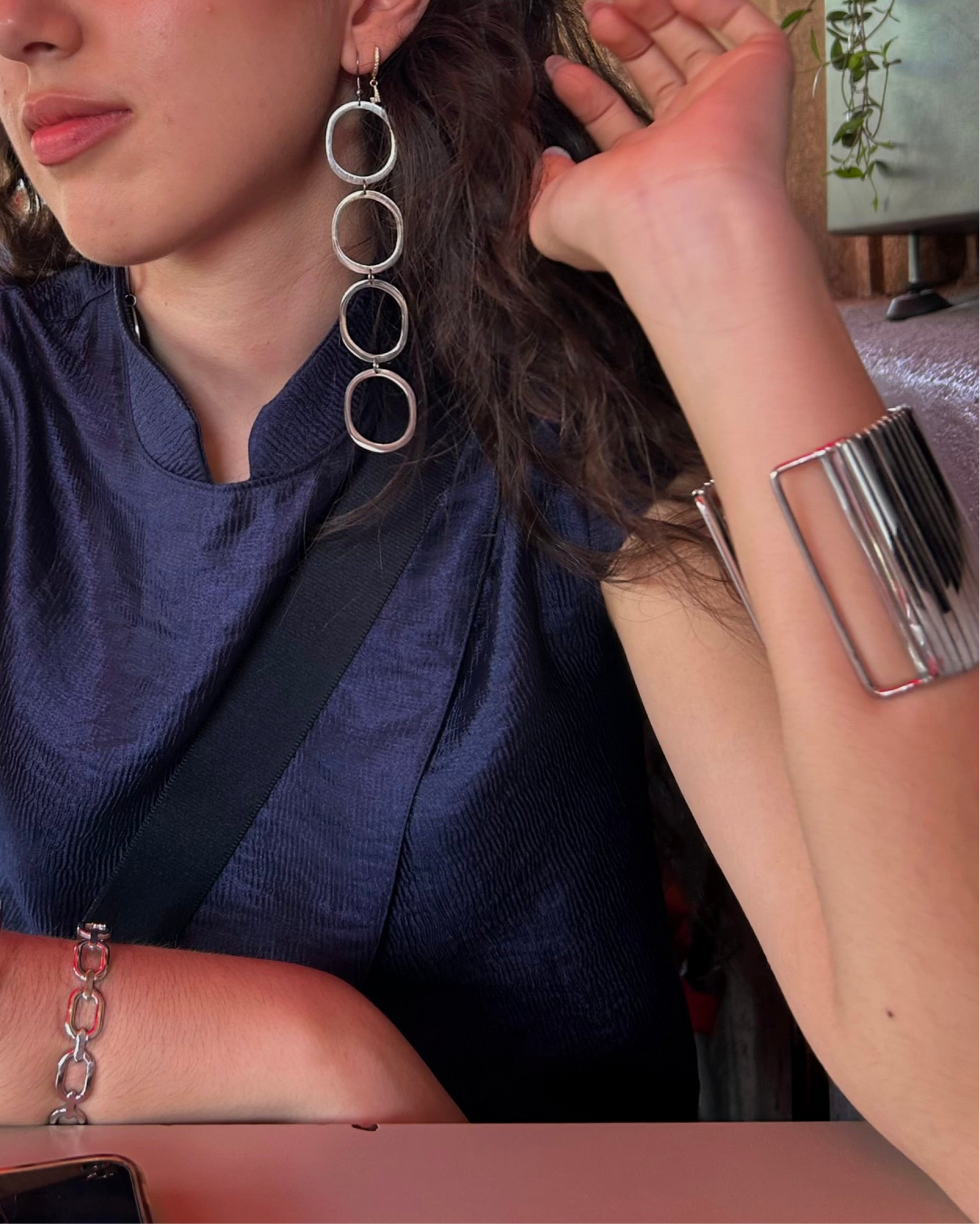 Pulsera Vertical Plata