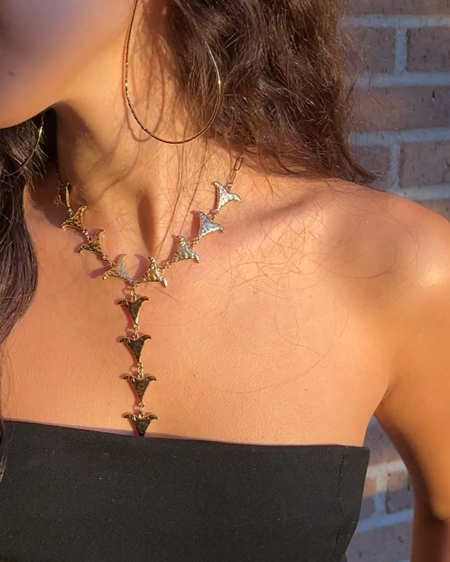 Collar Púas Plata