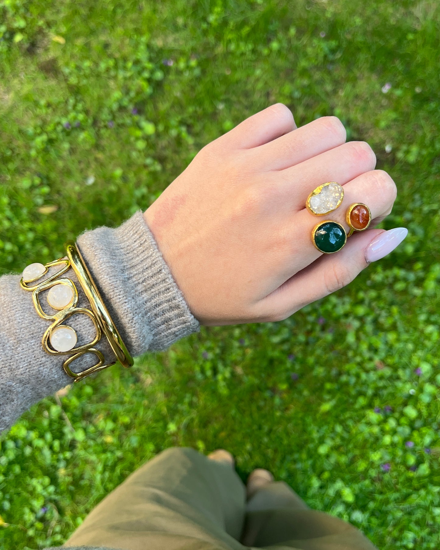 Anillo piedra Quartz
