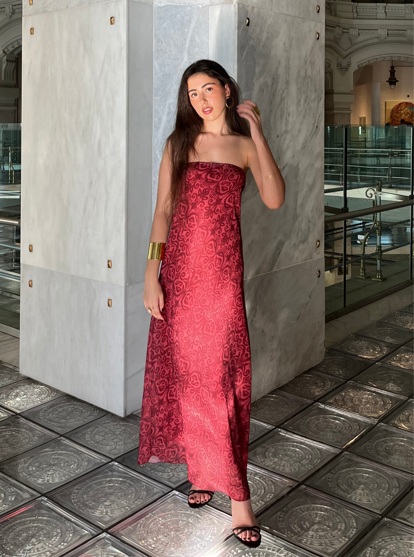 Vestido Montecarlo coral