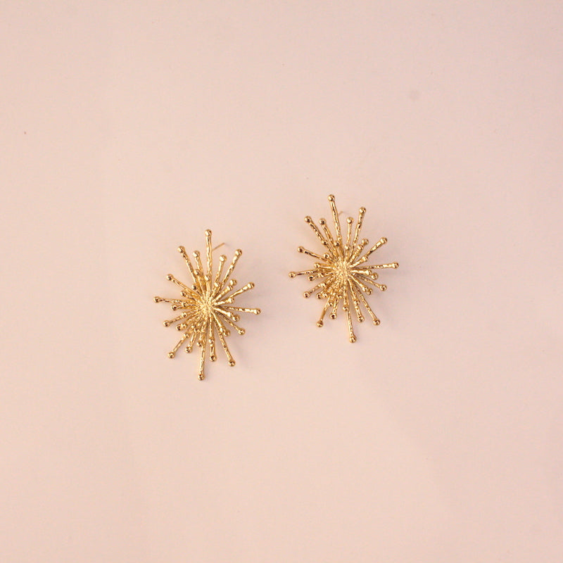 Pendientes Fireworks oro