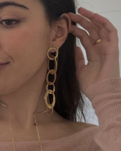 Pendientes Loops Oro