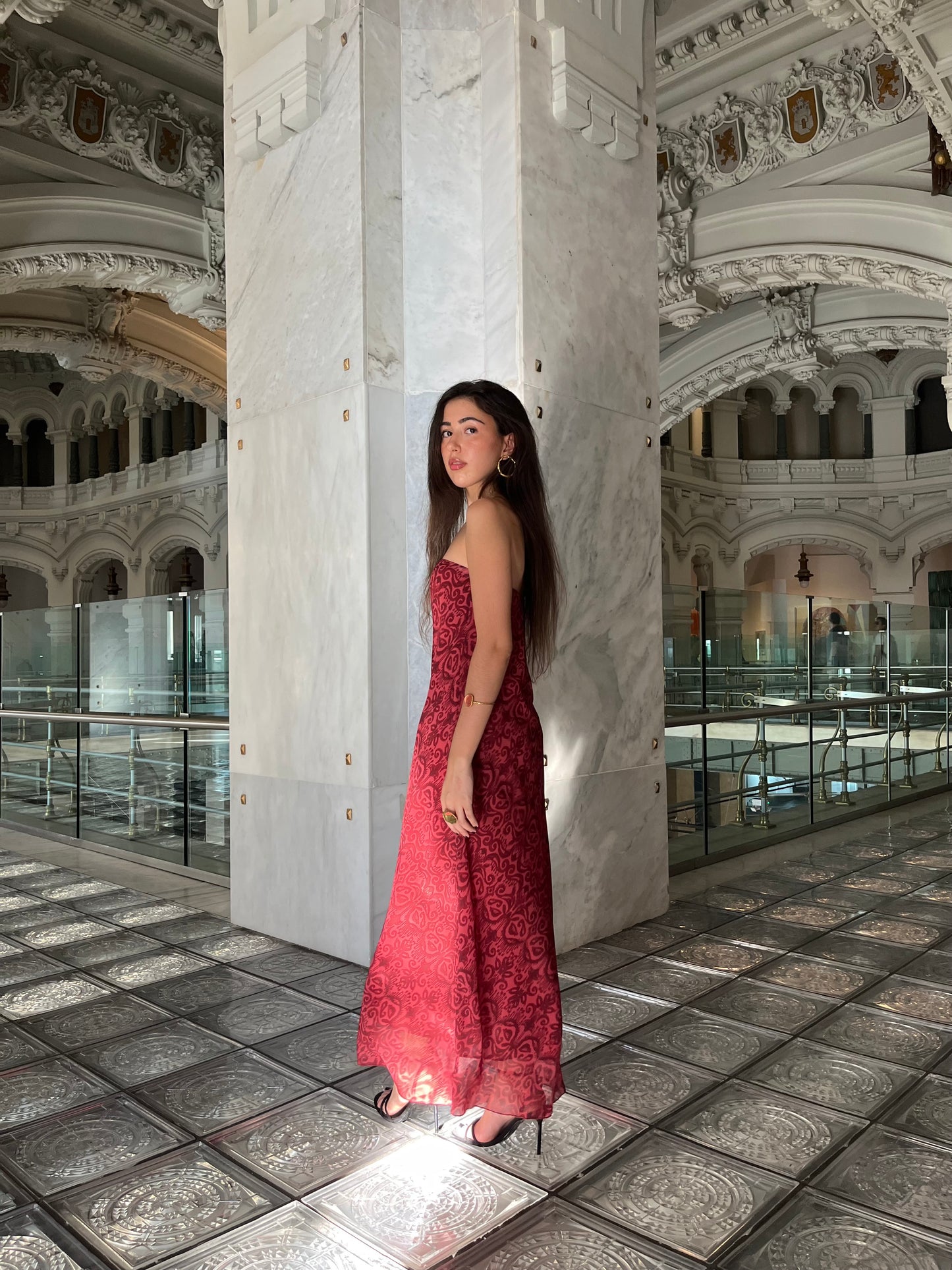 Vestido Montecarlo coral