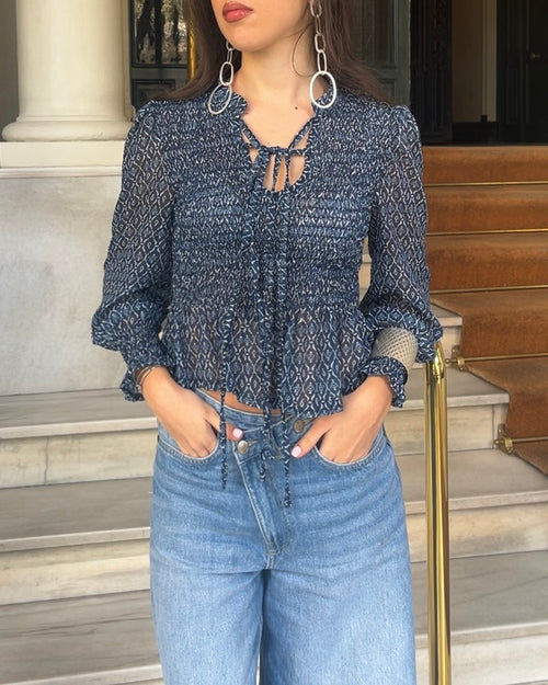 Blusa Maui azul