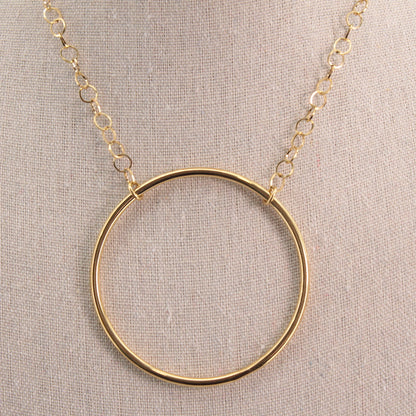 Collar Aro Grande Oro