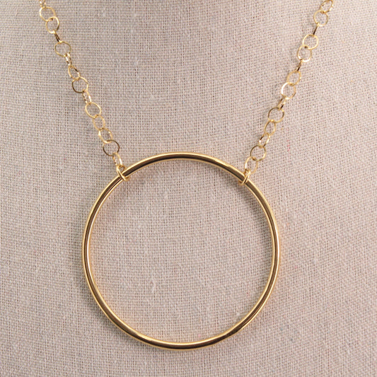 Collar Aro Grande Oro