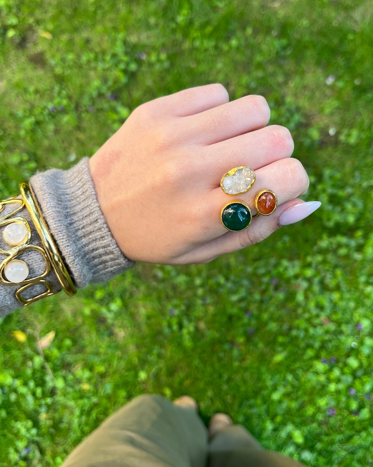 Anillo piedra Quartz