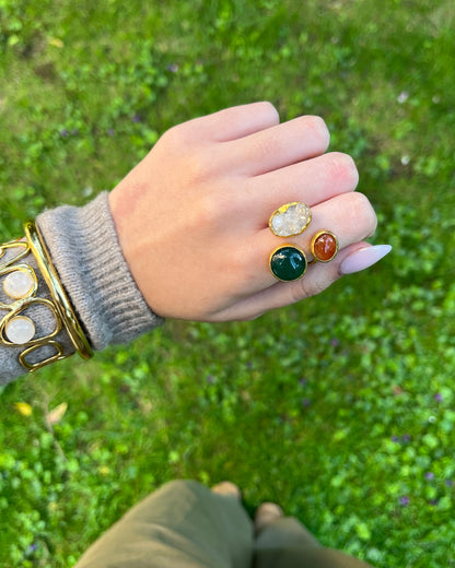 Anillo piedra Quartz