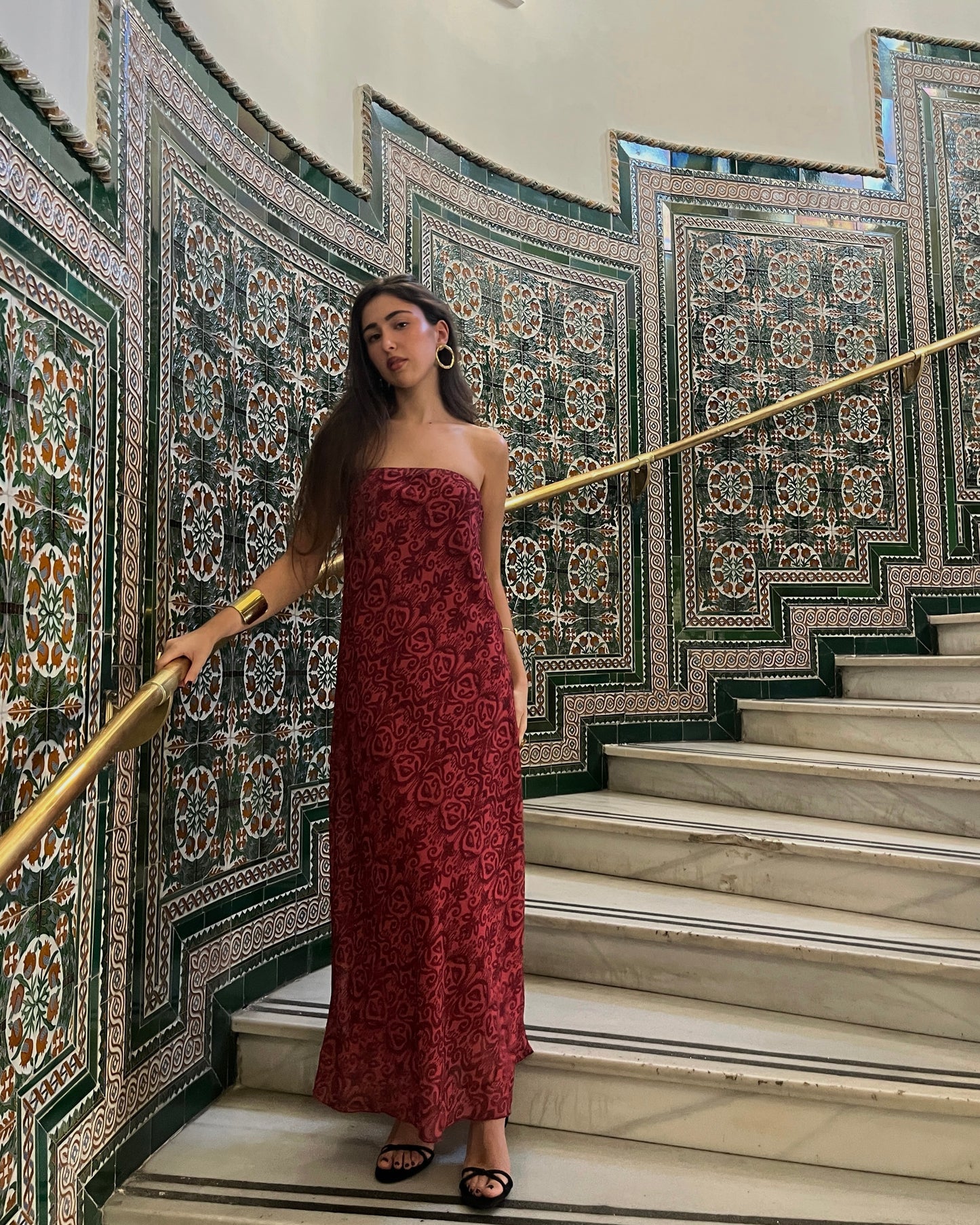 Vestido Montecarlo coral