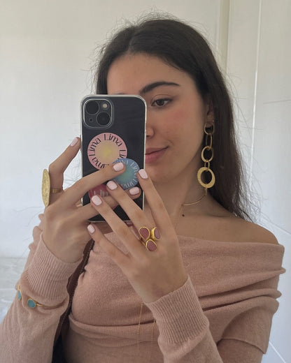 Pendientes Loops Oro