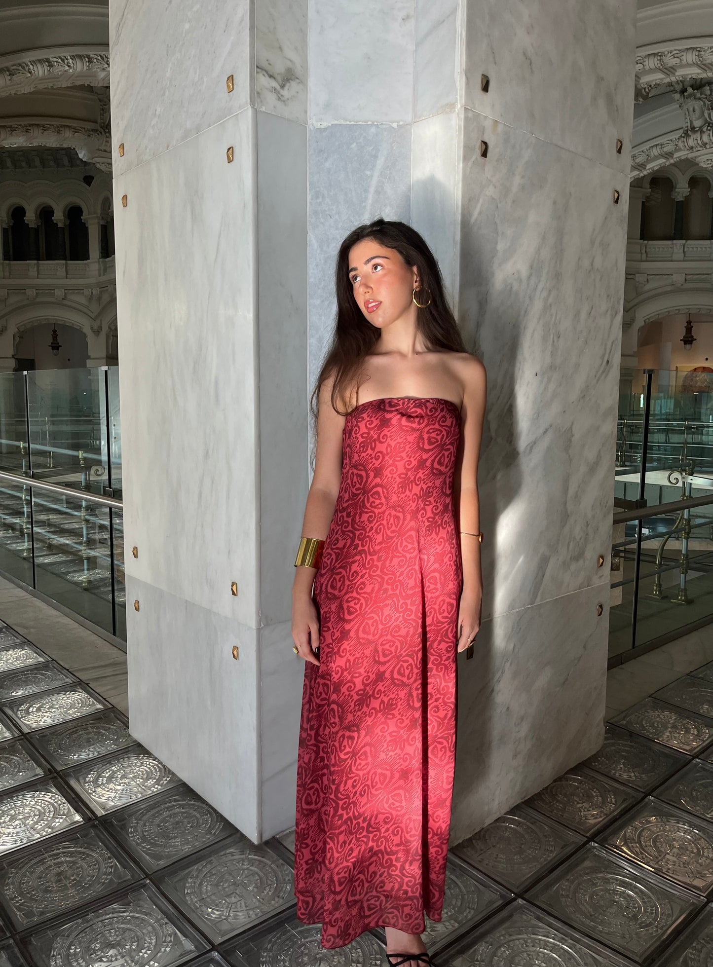 Vestido Montecarlo coral