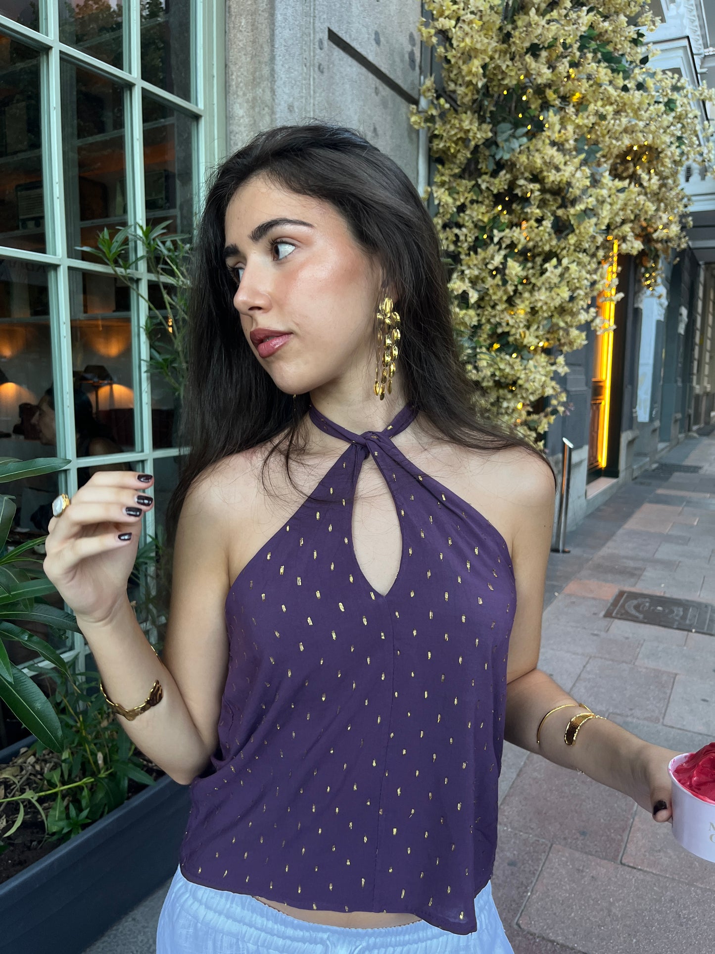 Top Formentera Morado