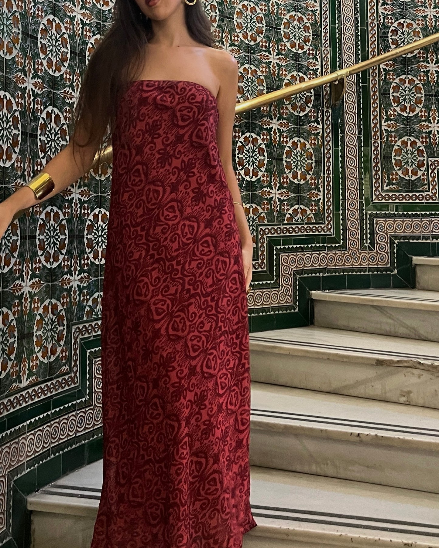 Vestido Montecarlo coral