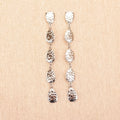 Pendientes Tears Plata