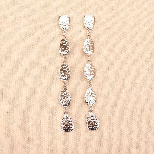 Pendientes Tears Plata